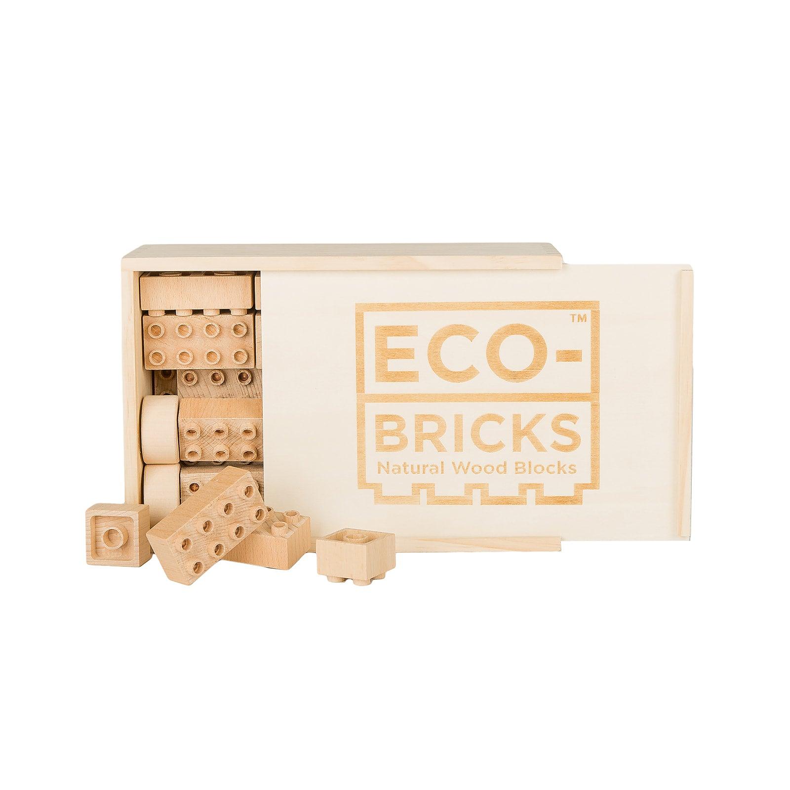 Once Kids Eco-bricks Bamboo 90pc