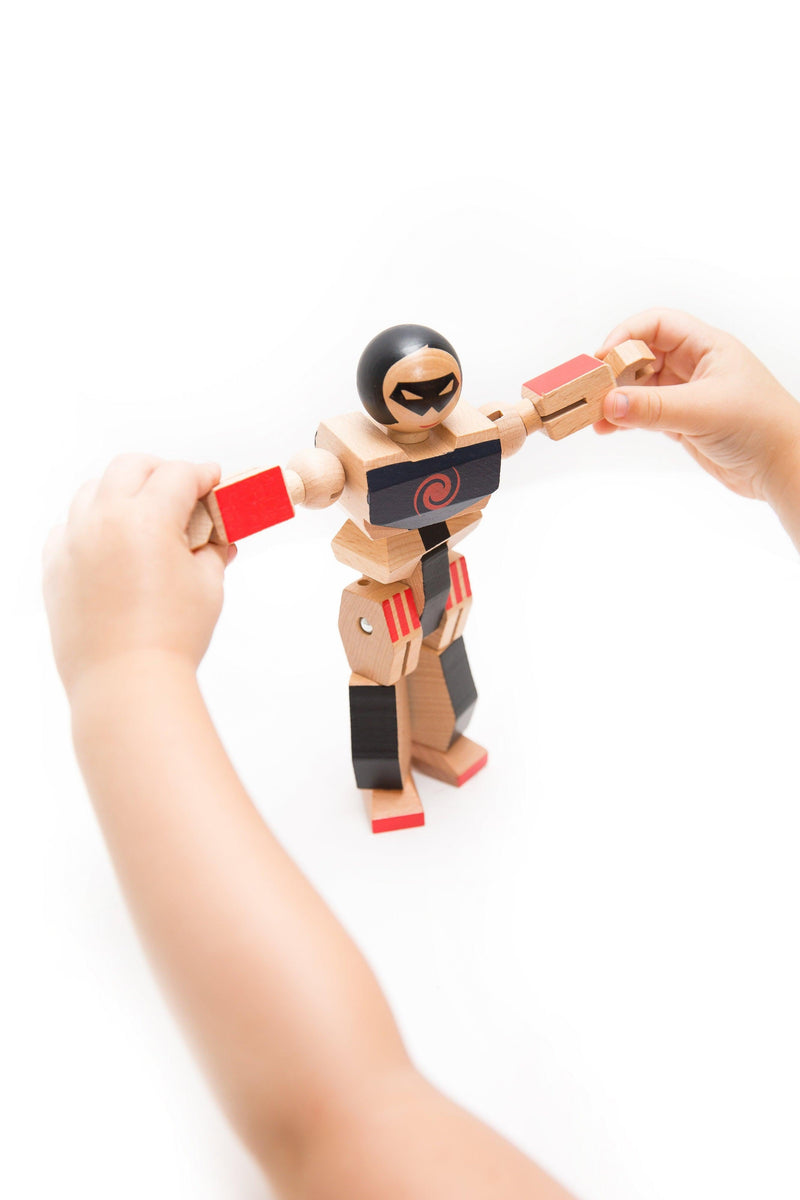 Once Kids Playhard Hero Factory - DIY Wooden Action Figure