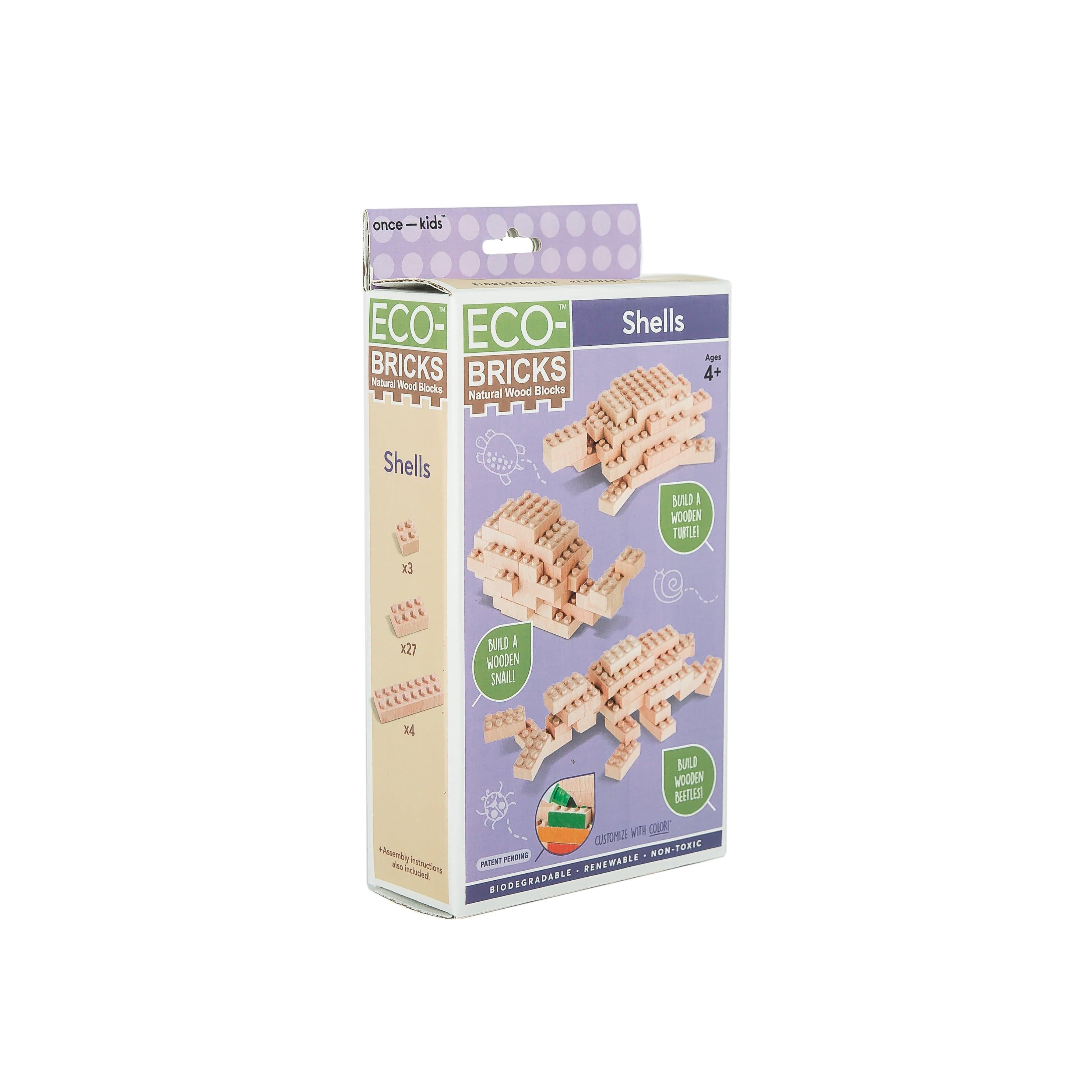 Once Kids Eco-bricks Bamboo 90pc